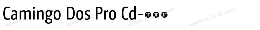 Camingo Dos Pro Cd字体转换